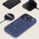 Хибриден удароустойчив кейс с MagSafe за iPhone 17 Pro - Benks Magnetic Lucid Armor Camera Control Case (син) thumbnail 4