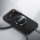 Удароустойчив кевларен кейс с MagSafe за iPhone 17 Pro -  Benks Magnetic Armor Pro Montage Kevlar Metal Frame Camera Control Case 600D and 1500D (черен) thumbnail 9