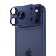 Предпазни стъклени лещи с цяла метална плочка за камерата на iPhone 17 Pro Max - Benks Glass Warrior Metal Lens Protector Tempered Glass (син) thumbnail