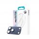 Предпазни стъклени лещи с цяла метална плочка за камерата на iPhone 17 Pro Max - Benks Glass Warrior Metal Lens Protector Tempered Glass (син) thumbnail 4