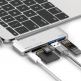 Elago Multi USB-C Hub - USB-C хъб към 2xUSB 3.0, MicroSD, SD и USB-C за MacBook и устройства с USB-C порт (сребрист) thumbnail