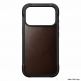 Хибриден кожен (естествена кожа) удароустойчив кейс с MagSafe за iPhone 17 Pro Max - Nomad Rugged Leather Horween MagSafe Case (тъмнокафяв) thumbnail 3
