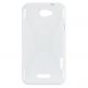 S-Line Cover Case - силиконов калъф за HTC One X (бял) thumbnail
