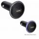 FitCase USB Car 12-24V - захранване за кола за мобилни устройства (подходящо за камиони) - черен thumbnail