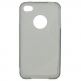 S-Line Cover Case - силиконов калъф за iPhone 4/4S (сив-прозрачен) thumbnail