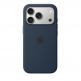 Оригинален силиконов кейс с MagSafe за iPhone 17 Pro - Apple iPhone Silicone Case with MagSafe (тъмносин) thumbnail 3