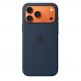 Оригинален силиконов кейс с MagSafe за iPhone 17 Pro Max - Apple iPhone Silicone Case with MagSafe (тъмносин) thumbnail 3