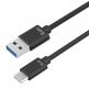 iLuv USB-C to USB-A Sync And Charge Cable - кабел за MacBook и устройства с USB-C порт (1 м) (черен) thumbnail