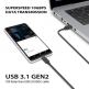 iLuv USB-C to USB-A Sync And Charge Cable - кабел за MacBook и устройства с USB-C порт (1 м) (черен) thumbnail 2