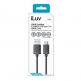iLuv USB-C to USB-A Sync And Charge Cable - кабел за MacBook и устройства с USB-C порт (1 м) (черен) thumbnail 6