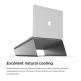 Elago L4 Stand - ергономична дизайнерска поставка за MacBook, преносими компютри и таблети (тъмносив) thumbnail 3
