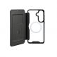 Кожен калъф, тип портфейл с отделение за кр. карти и Qi2 поддръжка за Samsung Galaxy S26 Plus - 4smarts Urban Pro Flipcase (черен) thumbnail 2