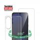 Тънък силиконов кейс и стъклено защитно покритие за дисплея на Samsung Galaxy S26 Ultra - 4smarts 360° Protection Set (прозрачен) thumbnail