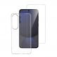 Тънък силиконов кейс и стъклено защитно покритие за дисплея на Samsung Galaxy S26 Ultra - 4smarts 360° Protection Set (прозрачен) thumbnail 2
