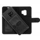 Prodigee Wallegee Case - кожен калъф, тип портфейл с отделящ се кейс и поставка за Samsung Galaxy S9 (черен) thumbnail