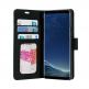 Prodigee Wallegee Case - кожен калъф, тип портфейл с отделящ се кейс и поставка за Samsung Galaxy S9 (черен) thumbnail 3