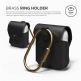 Elago Airpods Leather Case - кожен калъф (ествествена кожа) за Apple Airpods (черен) thumbnail 2