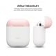 Elago Duo Silicone Case - силиконов калъф за Apple Airpods (бял-розов) thumbnail 5