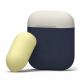 Elago Duo Silicone Case - силиконов калъф за Apple Airpods (син-бял) thumbnail