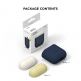 Elago Duo Silicone Case - силиконов калъф за Apple Airpods (син-бял) thumbnail 3