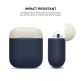 Elago Duo Silicone Case - силиконов калъф за Apple Airpods (син-бял) thumbnail 5
