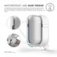 Elago Airpods Waterproof Hang Case - водоустойчив силиконов калъф с карабинер за Apple Airpods (фосфорициращ) thumbnail 4