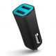 iLuv MobiSeal2 Car Charger - зарядно за кола с два USB изхода за зареждане на мобилни устройства thumbnail
