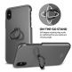 iLuv Metal Forge Ring Case -  поликарбонатов кейс с пръстен против изпускане за iPhone XS, iPhone X (сив) thumbnail 2