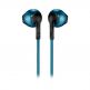 JBL Tune T205 Wireless Earbud Headphones - безжични слушалки с микрофон за мобилни устройства (черен-син) thumbnail 2
