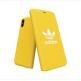 Adidas Originals Booklet Case - хоризонтален текстилен калъф за iPhone XS, iPhone X (жълт) thumbnail
