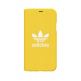 Adidas Originals Booklet Case - хоризонтален текстилен калъф за iPhone XS, iPhone X (жълт) thumbnail 2