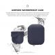 Elago Airpods Waterproof Case - водоустойчив силиконов калъф за Apple Airpods (тъмносин) thumbnail 2