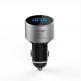 TeckNet F36 Bluetooth FM Transmitter - блутут FM трансмитер и зарядно за кола за мобилни устройства (черен) thumbnail
