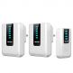 TeckNet WA838 Plug-In Wireless Doorbell - комплект 2 броя иновативни безжични звънци и предавател за входна врата (бял) thumbnail