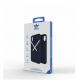Adidas XbyO Or Moulded Case - поликарбонатов кейс с TPU рамка за iPhone XS, iPhone X (син) thumbnail 2