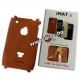 HardCE iMAT II кожен скин за задния панел на iPhone/iPhone 3G/3G S (оранжев) thumbnail
