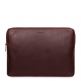 Knomo Barbican Leather Sleeve 16 - луксозен кожен калъф с цип за преносими компютри до 16 инча (кафяв)  thumbnail
