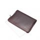 Knomo Barbican Leather Sleeve 16 - луксозен кожен калъф с цип за преносими компютри до 16 инча (кафяв)  thumbnail 3