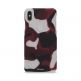 Artwizz Camouflage Clip Case - поликарбонатов кейс за iPhone XS Max (червен) thumbnail 3
