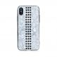 Bling My Thing Stripe TPU Jet Swarovski - силиконов (TPU) калъф с кристали Сваровски за iPhone XS, iPhone X (бял) thumbnail 2