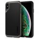 Spigen Neo Hybrid Case - хибриден кейс с висока степен на защита за iPhone XS Max (черен-сив)  thumbnail
