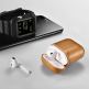 Prodigee Leather case Jack - кожен калъф (естествена кожа) за Apple Airpods (кафяв) thumbnail 4