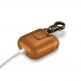 Prodigee Leather case Jack - кожен калъф (естествена кожа) за Apple Airpods (кафяв) thumbnail 5
