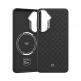 Удароустойчив кевларен кейс с MagSafe за Samsung Galaxy S26 - Benks Magnetic Armor Pro ArmorGrid Kevlar Case Metal Frame Case 600D (черен) thumbnail 7