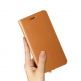 Verus Genuine Leather Diary Case - кожен калъф (естествена кожа), тип портфейл за iPhone XS Max (кафяв) thumbnail 5