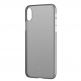 Baseus Wing case - тънък полипропиленов кейс (0.45 mm) за iPhone XS (сив) thumbnail