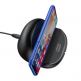 Baseus Horizontal Desktop Wireless Charger - поставка (пад) за безжично захранване с Fast Charge за QI съвместими устройства (черен) thumbnail 4