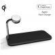 Zens Aluminium Dual Apple Watch 10W Wireless Charger ZEDC05B/00 - двойна станция за безжично зареждане на Qi съвместими устройства (черен) thumbnail 2