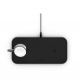 Zens Aluminium Dual Apple Watch 10W Wireless Charger ZEDC05B/00 - двойна станция за безжично зареждане на Qi съвместими устройства (черен) thumbnail 6