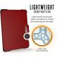 Urban Armor Gear Metropolis Folio Case - удароустойчив хибриден кейс от най-висок клас за iPad Pro 11 (2018) (червен-черен) thumbnail 8